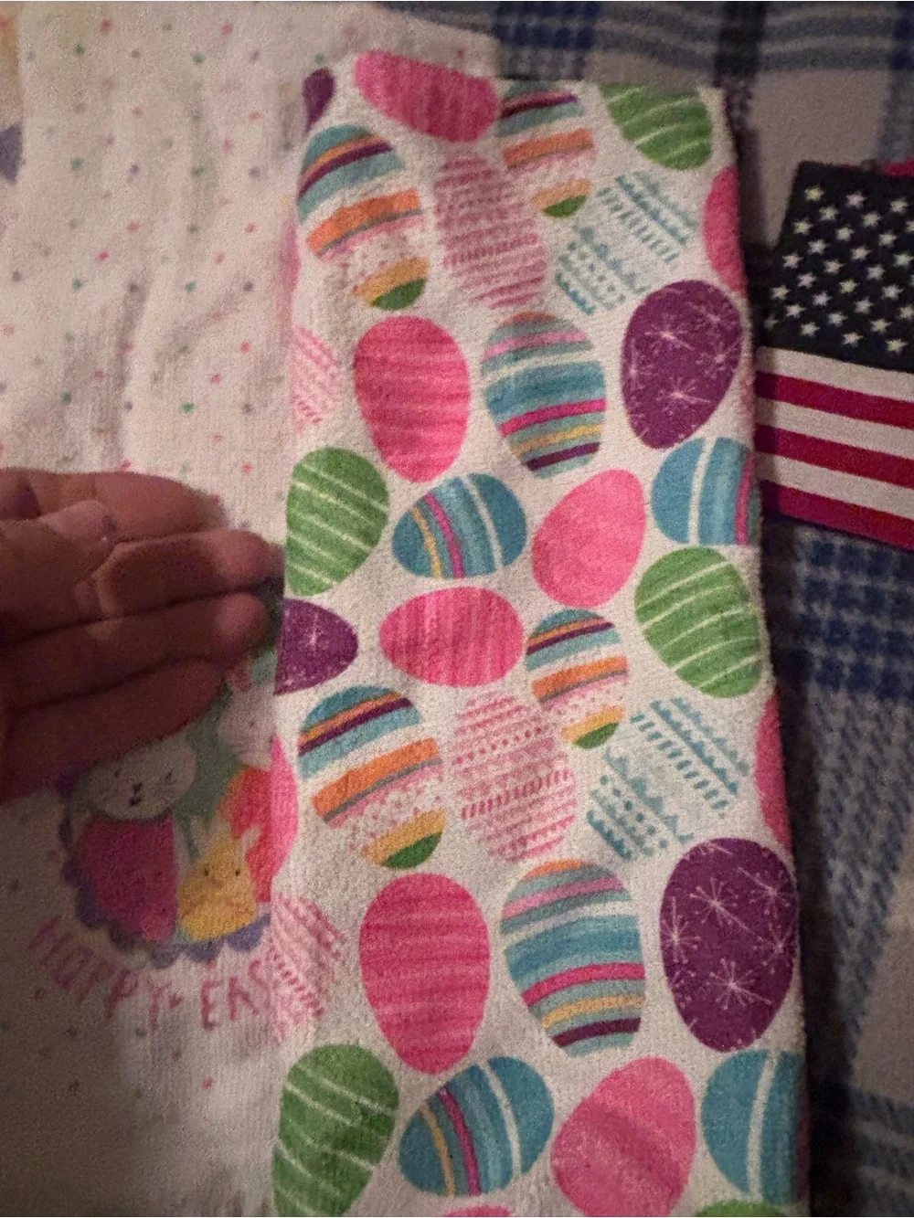 Kitchen towels with a Easter theme